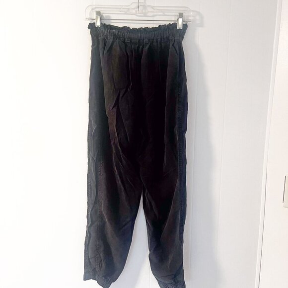 American Eagle Outfitters black high rise paper bag pant black small - Picture 3 of 10